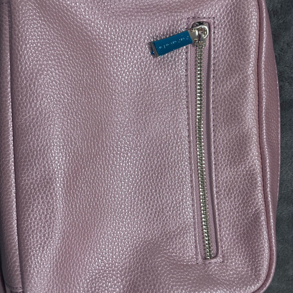 Pom Pom London Metallic Pink Crossbody Bag NWOT - Picture 12 of 16
